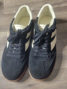 Authentic Vince Oasis Leather Sneaker Men’s US 10 Charcoal